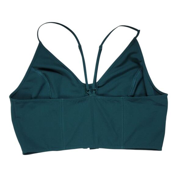 Free‎ People Intimately Green Hook Bralette Corset Style Women's Size Large - Picture 5 of 8